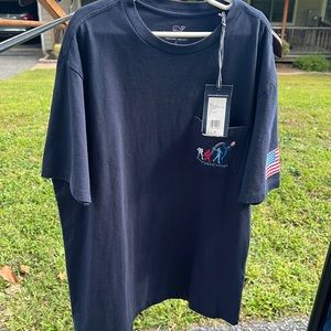 Mens size small NWT Vineyard Vines basketball tshirt.